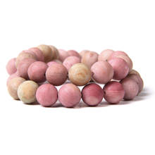 Natural Pink Rhodochrosite Rhodonite gem Stone beads pink Round spacer Loose mineral Beads 4-12MM For Jewelry Making Bracelet 2024 - buy cheap