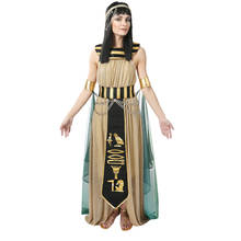 Ancient Egyptian Cleopatra Costume Halloween Women Greek Queen Fantasia Fancy Dress 2024 - buy cheap