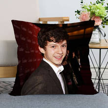 Funda de almohada decorativa Tom Holland para el hogar, cubierta de almohada Invisible con cremallera, 40x40,45x45cm, novedad 2024 - compra barato