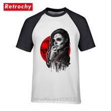 Vintage Day Of The Dead T-shirt Sugar Skull Girl Tattooed With Death Head Moth T Shirt Camiseta Men Women Hipster Streetwear Short Sleeve 100% Cotton Crewneck Tshirt Harajuku Fitness Slim Tops Trendy Clothes Cheap Sale 2024 - buy cheap