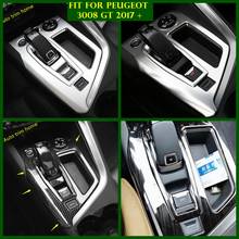 Accessories Interior Refit Kit Fit For Peugeot 3008 5008 GT 2017 - 2021 Transmission Shift Gear Box Frame Decoration Cover Trim 2024 - buy cheap