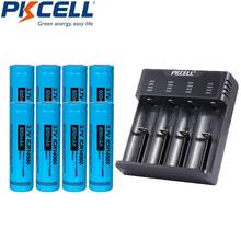 8Pcs Pkcell New Original ICR14500 800mah Li-ion Rechargeable Battery With 1-4 Slots Li-ion/NIMH/NICD Mix Battery Charger 2024 - buy cheap