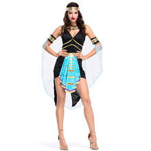 Sexy egípcio cleópatra traje senhoras cleópatra deusa grega romana medieval vestido festa de halloween cosplay outfits 2024 - compre barato