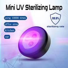 Mini luz ultravioleta portátil para esterilização, lâmpada germicida led de mão para desinfecção de casa, luz uvc para som estéreo h6q4 2024 - compre barato