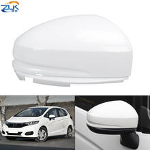 ZUK-cubierta de espejo retrovisor para puerta Exterior, carcasa para HONDA FIT JAZZ GK5 CITY GM6 2015-2020, No pintada, sin tipo de lámpara 2024 - compra barato