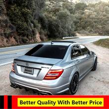 For Mer Cedes-benz W204 2008 2009 2010 2011 2012 2013 Spoiler High Quality Abs Plastic Car Tail Wing Decoration 2024 - buy cheap