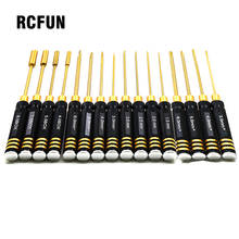 RC Tools 16 pcs hex screw driver set titanium plating hardened 1.5 2.0 2.5 3.0mm screwdriver For Rc helicopter Rc toys (1 set) 2024 - buy cheap