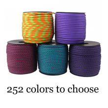 Wholesale 100FT/Spools * 30 Pcs Parachute Cord 550 Type Paracord Lanyard Rope Mil Spec 7 Strand Outdoor Parachute Cord 2024 - buy cheap