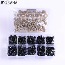 100pcs 10mm Eyeball Doll Accessories Black Plastic Plush Safety Eyes Amigurumi For Toys 6mm 8mm 12mm DIY Funny Toy Eyes Animal 2024 - buy cheap