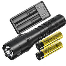 NITECORE P20 V2 Vision Outdoor Tactical Flashlight XP-L2 V6 LED max 1100 Lumen beam throw  222 meter search rescue sports torch 2024 - buy cheap