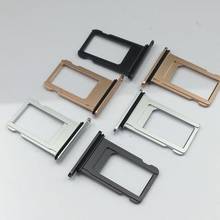 Suporte para cartão micro nano sim, peça de reposição para iphone 8, 8plus, suporte para celular, adaptador e soquete 2024 - compre barato