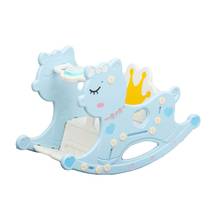 Cute Plastic Rocking Horses, Indoor Outdoor Rocking Pony Educational Ride On Rollers, Great toy Birthday Gift for Children 2024 - buy cheap