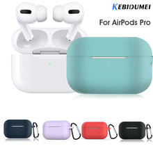 Kebidumei-funda protectora para Apple Airpods pro TWS, funda de silicona suave para auriculares Bluetooth, Fundas protectoras para Airpods 2024 - compra barato