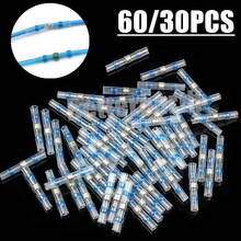 60/30/10PCS Solder Seal Wire Connectors Waterproof Heat Shrink Butt Connectors Electrical Wire Terminals Insulated Butt Splices 2024 - buy cheap