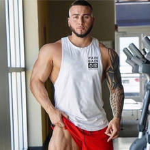 Brand Cotton Gym Tank Tops Men Sleeveless Tanktops For Boys Bodybuilding Clothing Undershirt Fitness Stringer workout Vest 2024 - buy cheap