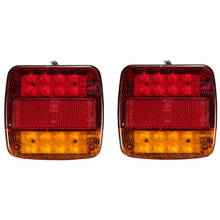 1pc 12V Waterproof Car Truck LED Rear Tail Light Warning Lights Rear Lamp Stop Turn Signal Light 20LED for Car Trailer Truck 2024 - buy cheap