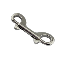 316 Stainless Steel Double Ender Hook 90mm 100mm 115mm  Hook Double Ended Bolt Snap Buckle Metal Clip 2024 - buy cheap