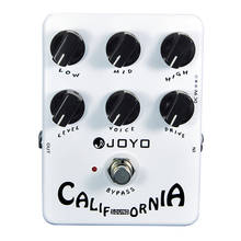 JOYO JF-15 Overdrive, звуковая педаль с эффектом Калифорнии для электрогитары, педаль для имитации за стол Boogie MKII, педали усилителя 2024 - купить недорого