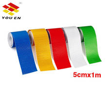 YOUEN Bicycle Accessories 5cm x 1m Reflective Bicycle Stickers Adhesive Tape For Bike Safety Reflective Bike Stickers 2024 - buy cheap