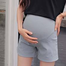 Повседневное беременности и родам Короткие штаны Беременность шорты джинсы для беременных и молодых матерей шорты осень живота джинсовые штаны Свободные шорты 2024 - купить недорого