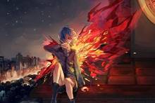 Tokyo Ghoul Touka Anime Art Film Print Silk Poster Home Wall Decor 24x36inch 2024 - buy cheap