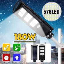 Farola LED Solar de 80W, 140W, 180W, lámpara de pared para exteriores, Radar + PIR, inducción humana, iluminación de paisaje impermeable IP65 2024 - compra barato