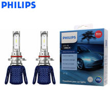 Philips светодиодный 9005 9006 HB3 HB4 Ultinon Эфирное светодиодный автомобильные лампы 6000K яркий белый светильник натуральная автомобильные лампы головного света 11005UE X2, пара 2024 - купить недорого