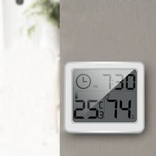 Relógio eletrônico automático do monitor da temperatura & da umidade 3.2 "tela digital do lcd x4yd 2024 - compre barato