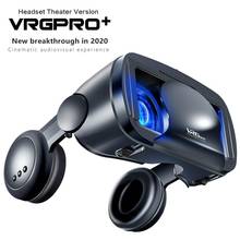 2 в 1 VRG Pro + 3D VR очки полноэкранные прочные очки виртуальной реальности с большой гарнитурой для смартфона от 5 до 7 дюймов 2024 - купить недорого