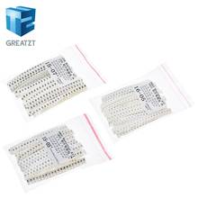 GREATZT 0603 0805 1206  SMD Resistor Kit Assorted Kit 1ohm-1M ohm 1% 33valuesX 20pcs=660pcs Sample Kit 2024 - buy cheap