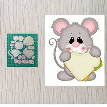 Animal Mouse Metal Cutting Dies Scrapbook Embossing Die Stencils Album Decor Card Paper Craft 2024 - buy cheap