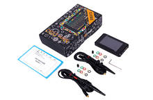Osciloscopio Digital portátil DSO213 profesional, 4 canales, LCD, almacenamiento, sonda 100MSa/s + X1 X10 2024 - compra barato