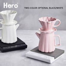 Herói inteligente café escala com tela dupla temporizador 2kg/0.1g led cozinha branco preto escala barista acessórios café ferramenta 2024 - compre barato