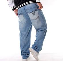 Pantalones vaqueros holgados de Skateboard para hombre y niño, vaqueros con múltiples bolsillos, Hip Hop, Rap, para las cuatro estaciones, talla grande 44 2024 - compra barato