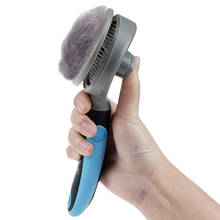 Efficient Self Cleaning Slicker Pet Grooming Brush For Small Large Dogs Cats Comfortable Safe Anti-slip Comb For Pets ZM917 2024 - buy cheap