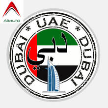 Aliauto Automobile Accessories UAE Dubai Flag Waterproof Decoration Decal Motorcycle Car Sticker Vinyl for Opel Seat,10cm*10cm 2024 - buy cheap