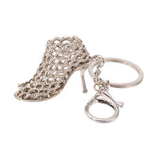 Women's High Heels Keychains For Women Rhinestones Metal Key Chains Jewelry Car Bag Key RIngs Ladies Elegant Keychains Accessory 2024 - buy cheap