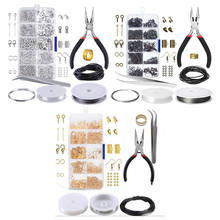 Alloy Accessories Jewelry Findings Set Jewelry Making Tools Copper Wire Open Jump Rings Earring Hook Jewelry Making Supplies Kit 2024 - buy cheap