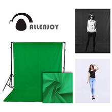 Фон для фотосъемки Allenjoy, зеленый экран, хромакей, фон для видеосъемки, фотостудия, нетканый материал 2024 - купить недорого