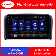 For Volvo S80 2005 2006 Android 11 Car Radio Multimedia Video Player Navigation GPS 6GB Ram 128GB Rom Autoradio Stereo HU 2024 - buy cheap