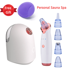 Nano Ionic Facial Steamer Lady Face Sprayer Personal Sauna Spa Steaming Tool Vacuum Suction Blackhead Remover Acne Extractor 2024 - buy cheap