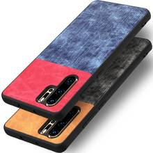 Роскошный Матовый тканевый чехол для телефона Huawei P10 P20 P30 P40 Lite Pro Nova 5T 2 3 3i 5 Honor 9 20 Pro 20S 10i, чехол, оболочка из искусственной кожи 2024 - купить недорого