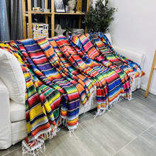 130x170cm Mexico Party Rainbow Table Cloth Tables Flag Picnic BBQ Mat Beach Pad Beachs Towel Blankets For Sofa Bedding Travel 2024 - buy cheap