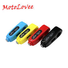 MotoLovee Motorcycle Griplock Handlebar Safety Lock Brake Universal Throttle Grip Anti Theft Protection Security Lock 2024 - buy cheap