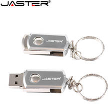 JASTER USB 2,0 металлический брелок USB флеш-накопитель 16 ГБ 32 ГБ 64 ГБ 128 Гб флешки 4 ГБ 8 ГБ реальная емкость флеш-накопитель usb флешка 2024 - купить недорого