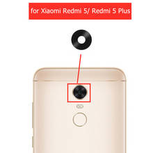 Xiaomi redmi 5/ 5 plus lente de câmera, lente de vidro da câmera traseira com cola, peças para substituição e reparo, 10 peças 2024 - compre barato
