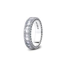 Sparkling Promise Rings 100% Authentic 925 Sterling-Silver-Jewelry Free Shipping 2024 - buy cheap
