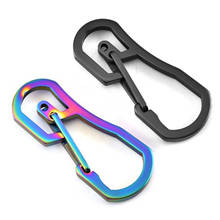 Stainless Steel Key Chain Clip Hook Buckle Keychain Climbing Ring Carabiner Gym Sport Hiking Caribiner Backpack Belt Holder 2024 - buy cheap