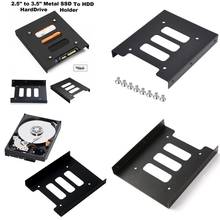 2.5" SSD HDD To 3.5" Mounting Adapter Bracket Dock Hard Drive Holder For PC 2024 - buy cheap