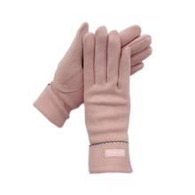 Gloves winter ladies 2020 new style de velvet thickened wrist fashion black pink blue wine red gloves ladies leather winter warm 2024 - buy cheap